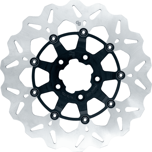 GBRAKES 1710-4924 Brake Rotor - Rear - Black