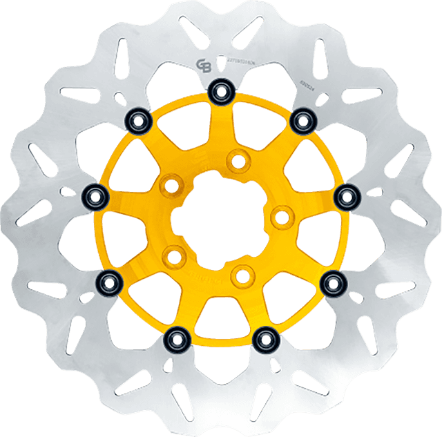 GBRAKES 1710-4925 Brake Rotor - Front - Gold