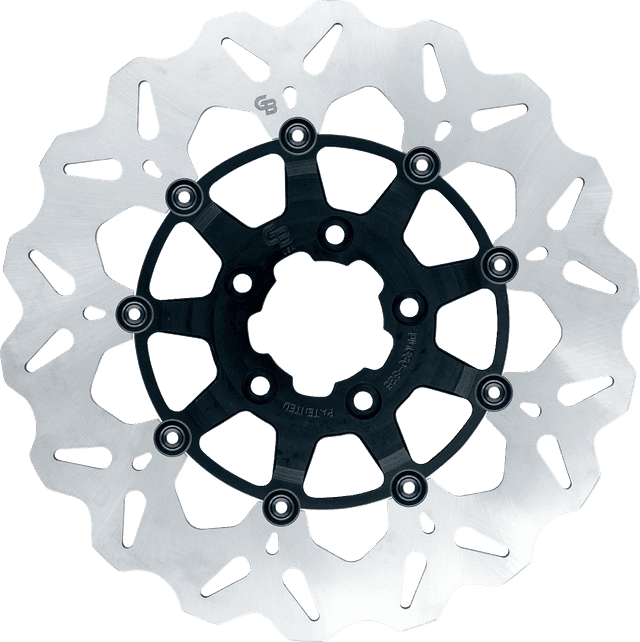 GBRAKES 1710-4927 Wave® Brake Rotor - Front - 12-1/2" - Black