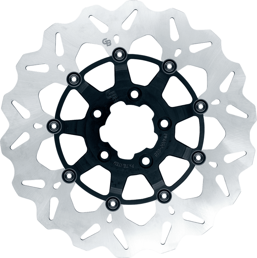 GBRAKES 1710-4927 Wave® Brake Rotor - Front - 12-1/2" - Black