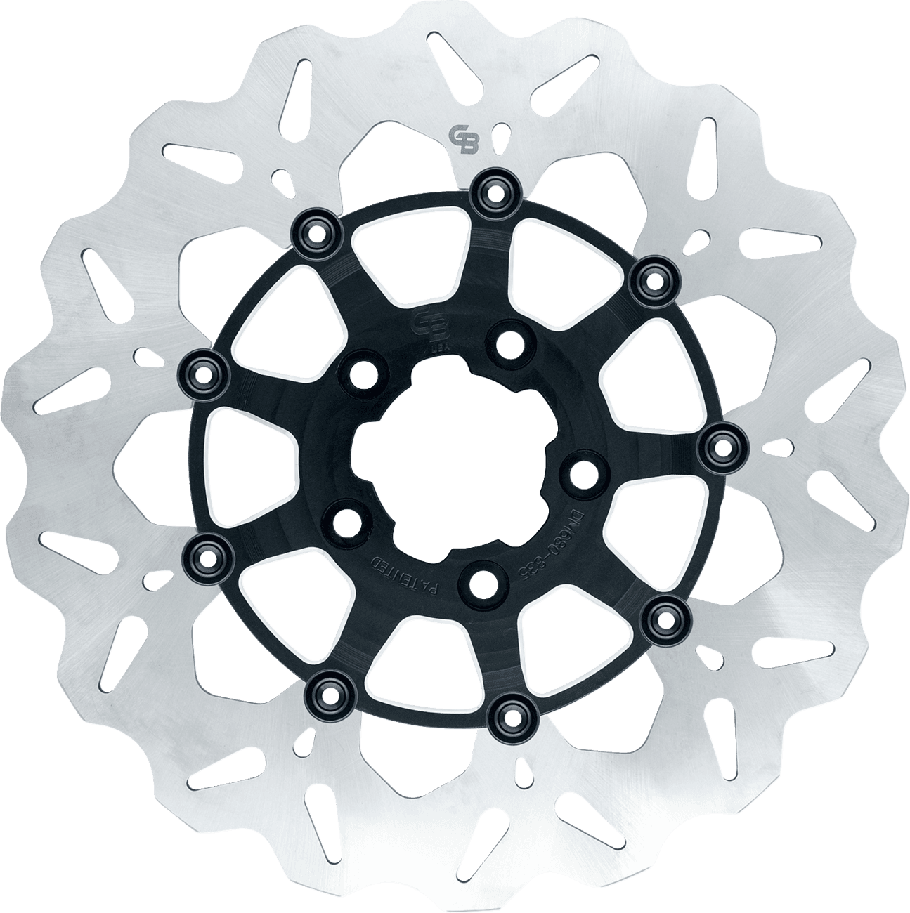 GBRAKES 1710-4930 Wave® Brake Rotor - Front - 13" - Machined Black