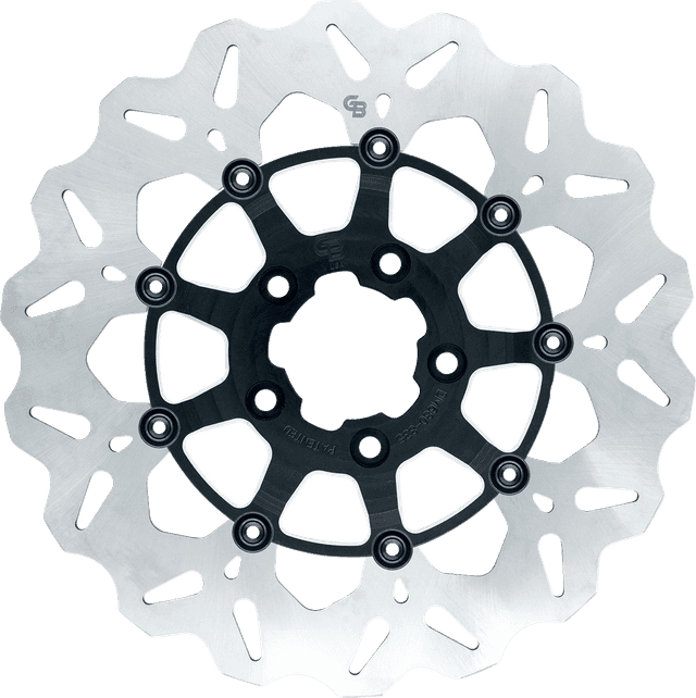 GBRAKES 1710-4930 Wave® Brake Rotor - Front - 13" - Machined Black