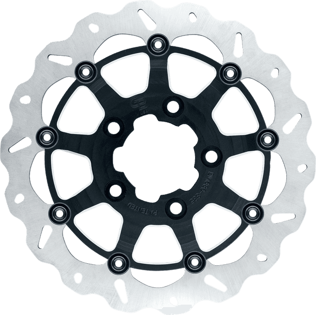 GBRAKES 1710-4931 Wave® Brake Rotor - Front - 13" - Narrow Band - Machined Black