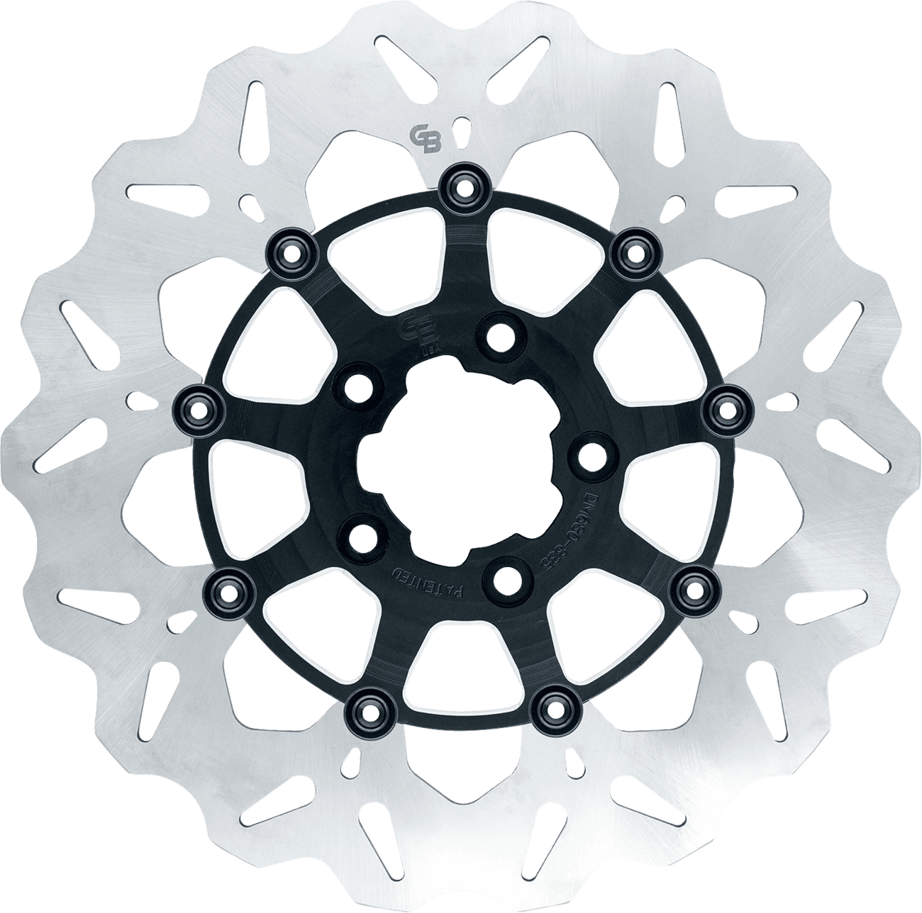 GBRAKES 1710-4932 Wave® Brake Rotor - Front - 11-1/2" - Machined Black