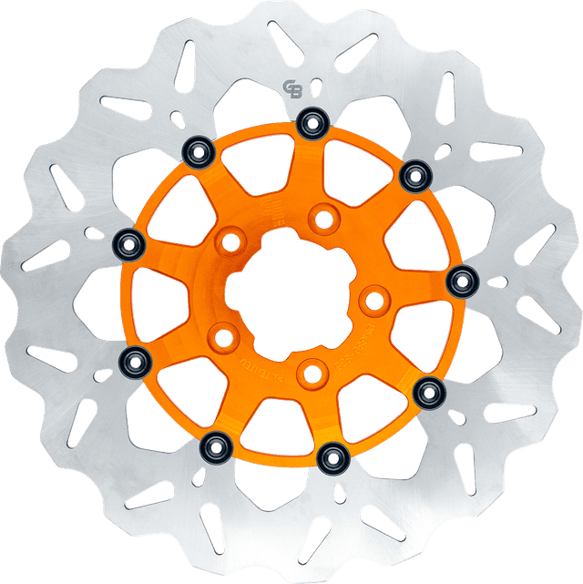 GBRAKES 1710-4940 Brake Rotor - Front - Orange