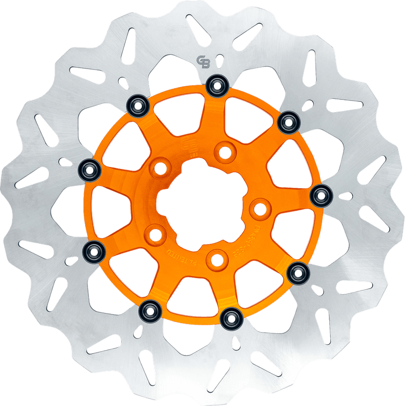 GBRAKES 1710-4940 Brake Rotor - Front - Orange