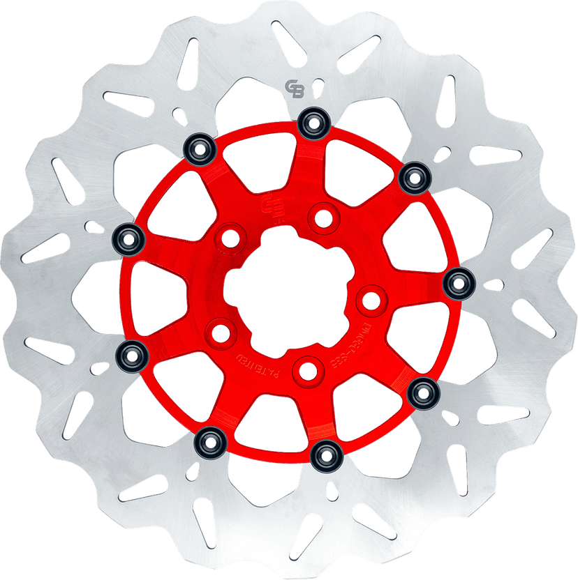 GBRAKES 1710-4941 Brake Rotor - Rear - Red