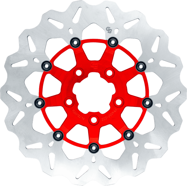 GBRAKES 1710-4946 Brake Rotor - Rear - Red