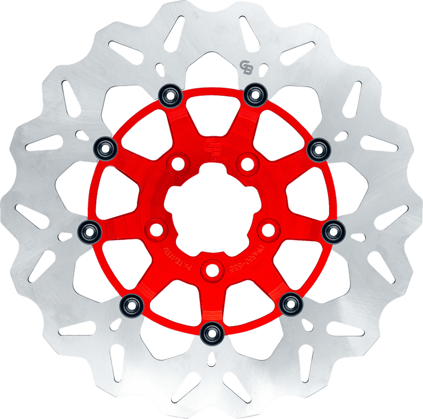GBRAKES 1710-4946 Brake Rotor - Rear - Red