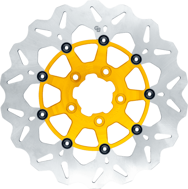 GBRAKES 1710-4948 Wave® Brake Rotor - Front - 12-1/2" - Gold