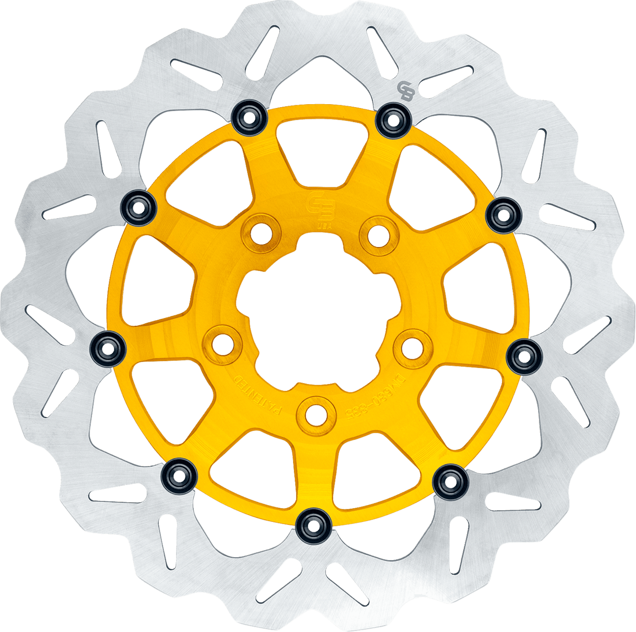 GBRAKES 1710-4951 Wave® Brake Rotor - Front - 13" - Gold