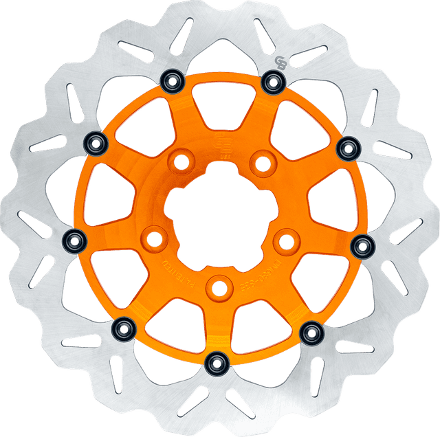 GBRAKES 1710-4953 Wave® Brake Rotor - Front - 13" - Orange