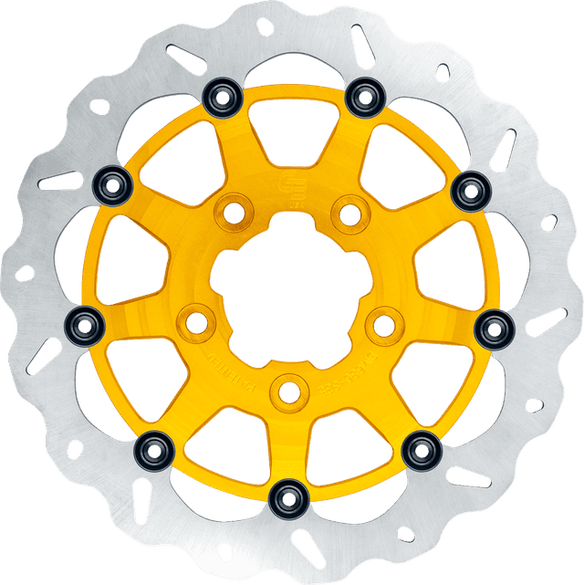 GBRAKES 1710-4954 Wave® Brake Rotor - Front - 13" - Narrow Band - Gold