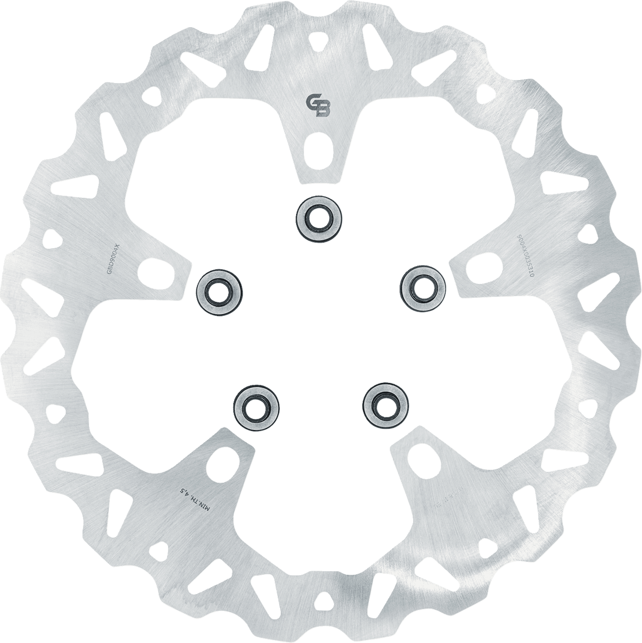 GBRAKES 1710-4980 Wave® Brake Rotor - Front - 12-1/2"