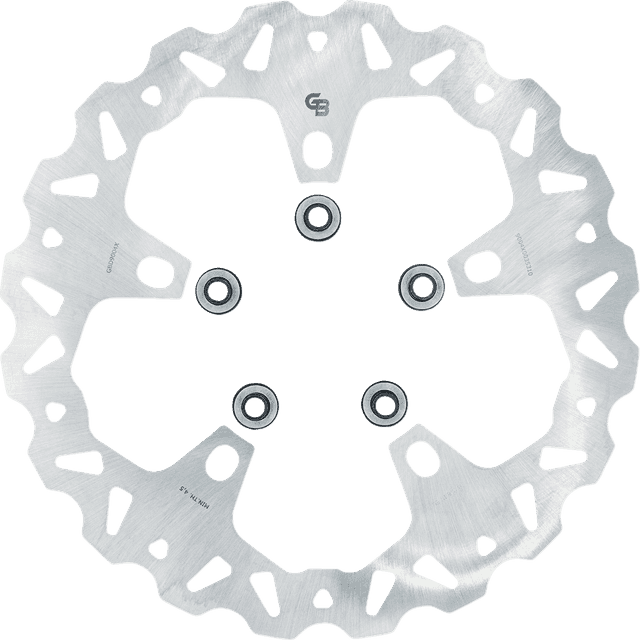 GBRAKES 1710-4980 Wave® Brake Rotor - Front - 12-1/2"