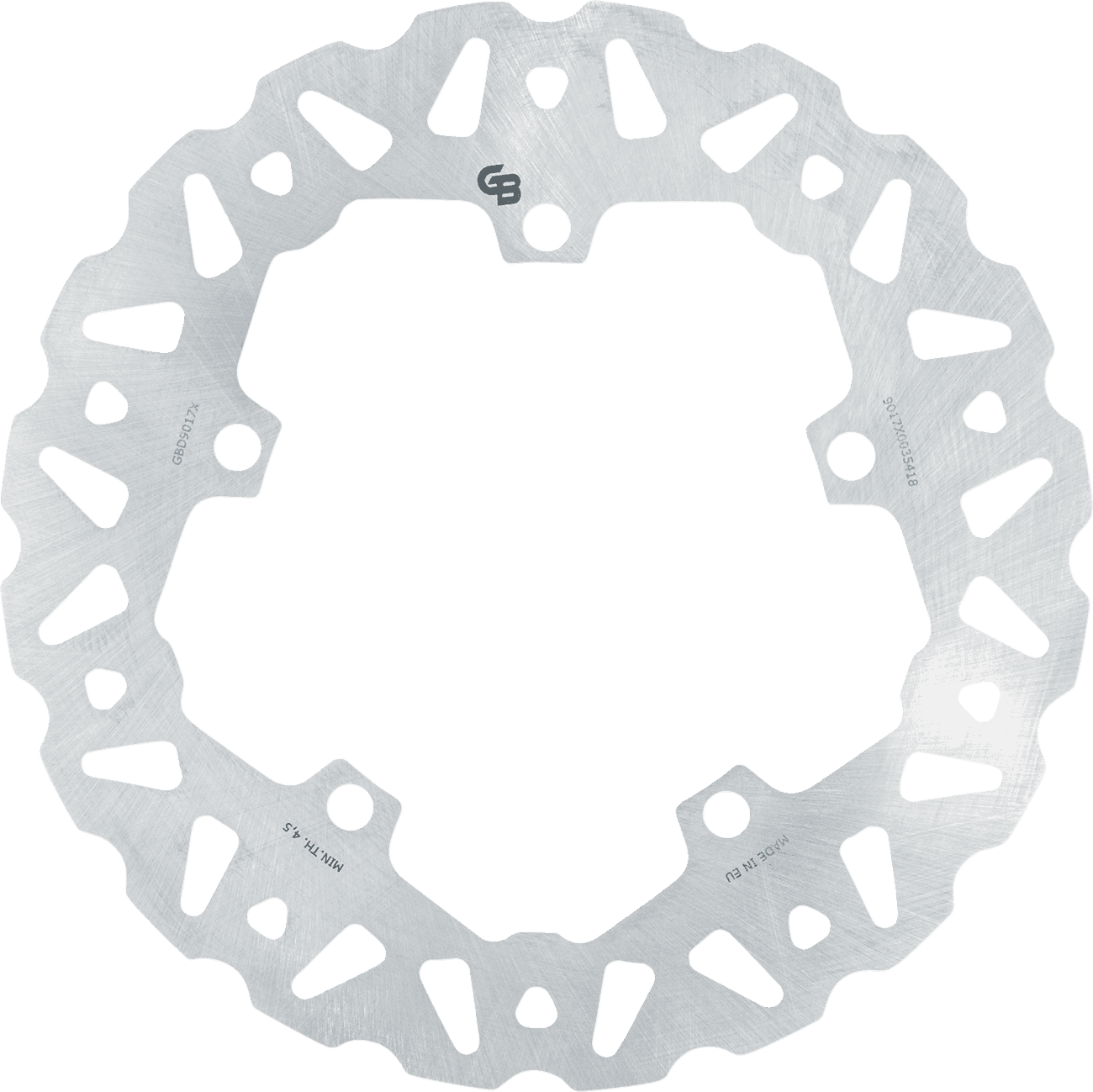 GBRAKES 1710-4990 Brake Rotor - 260 mm - Back