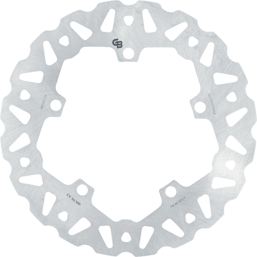 GBRAKES 1710-4990 Brake Rotor - 260 mm - Back