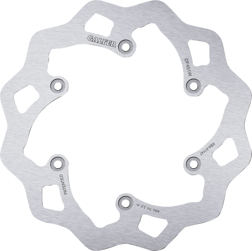 GALFER 1711-1634 Rotor - Rear - Yamaha — image 2 of 2