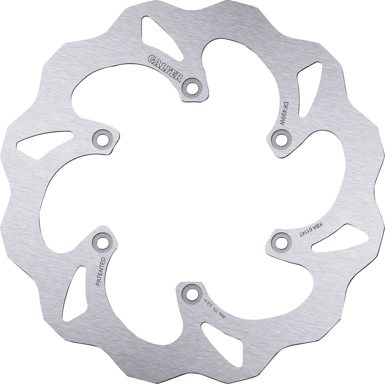 GALFER 1711-1637 Rotor - Rear - Yamaha