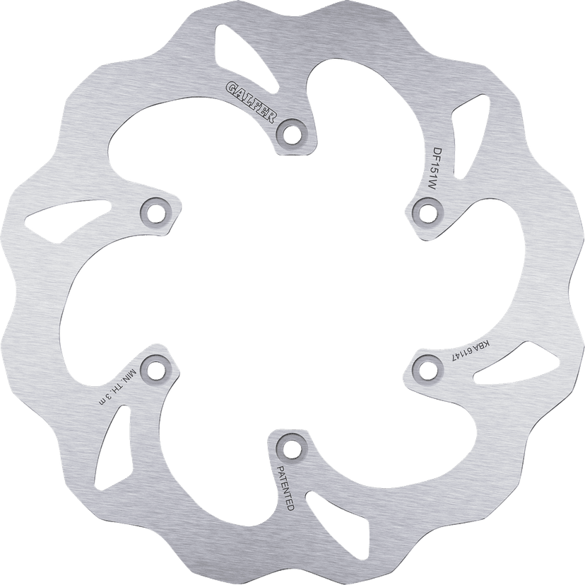 GALFER 1711-1644 Rotor - Rear - Kawasaki — image 1 of 2
