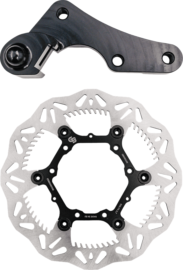 GBRAKES 1711-2344 Brake Rotor Kit With Bracket - Floating - 270 mm
