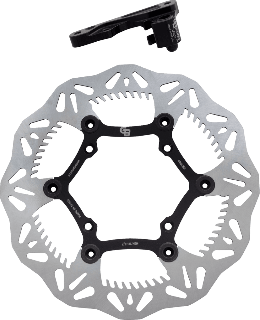 GBRAKES 1711-2347 Brake Rotor Kit With Bracket - Floating - 270 mm — image 1 of 2
