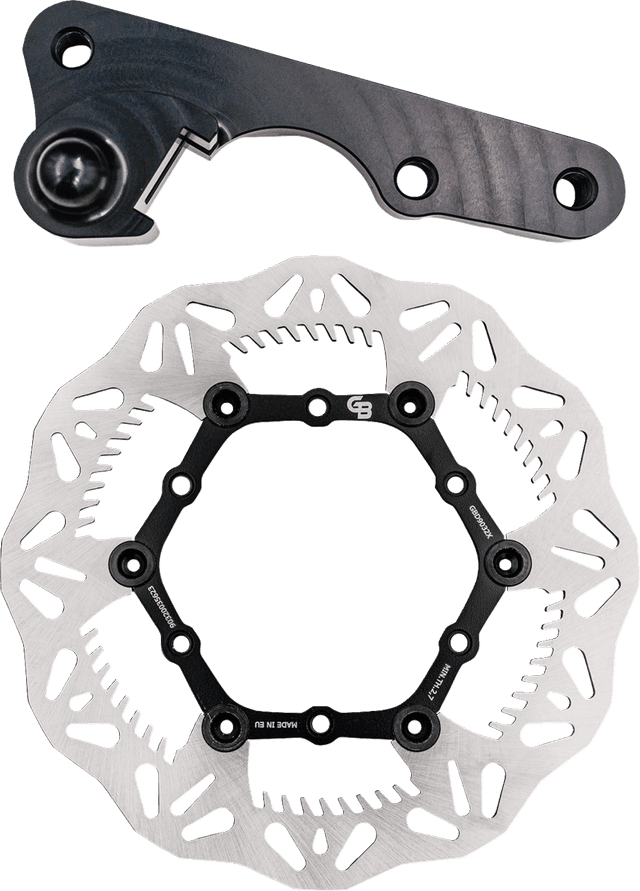 GBRAKES 1711-2348 Brake Rotor Kit With Bracket - Floating - 270 mm