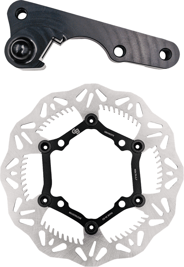 GBRAKES 1711-2349 Brake Rotor Kit With Bracket - Floating - 270 mm