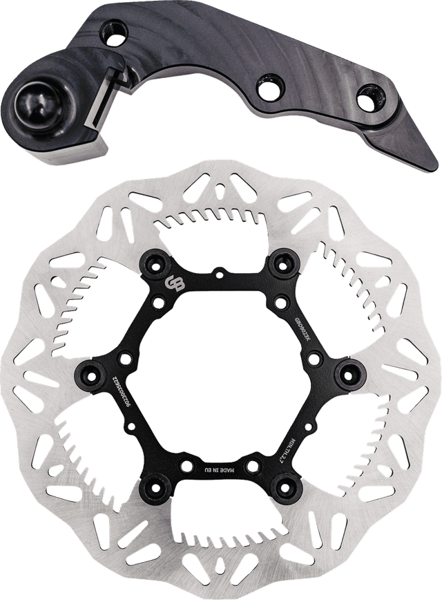 GBRAKES 1711-2352 Brake Rotor Kit With Bracket - Floating - 270 mm