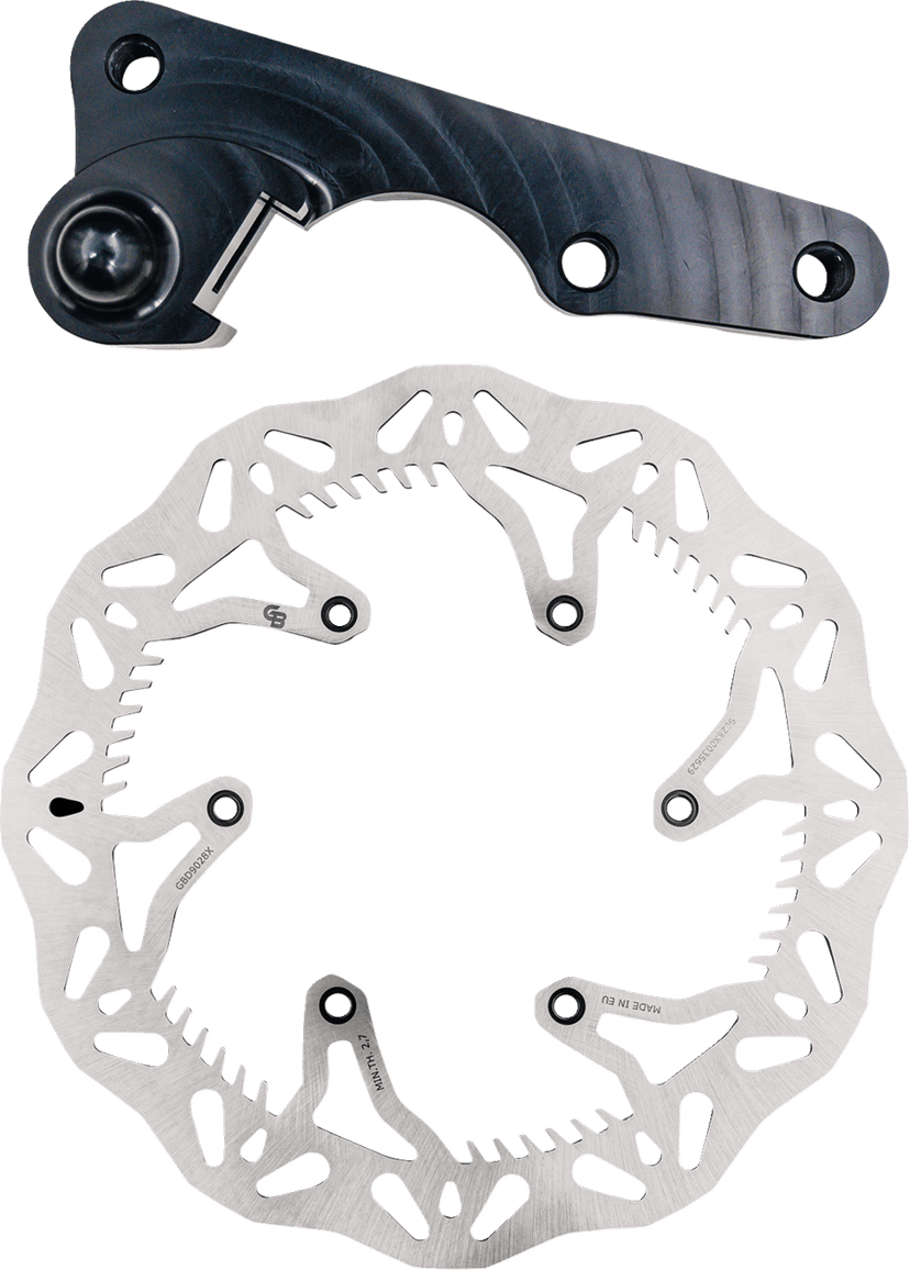 GBRAKES 1711-2356 Brake Rotor Kit With Bracket - Solid Mount - 270 mm