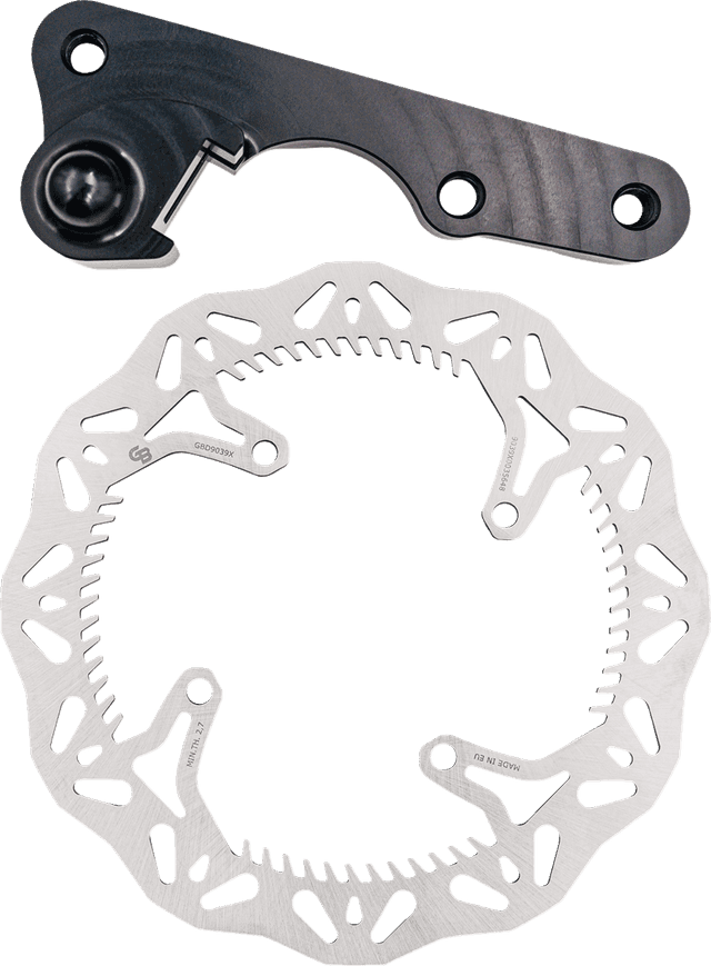 GBRAKES 1711-2359 Brake Rotor Kit With Bracket - Solid Mount - 270 mm