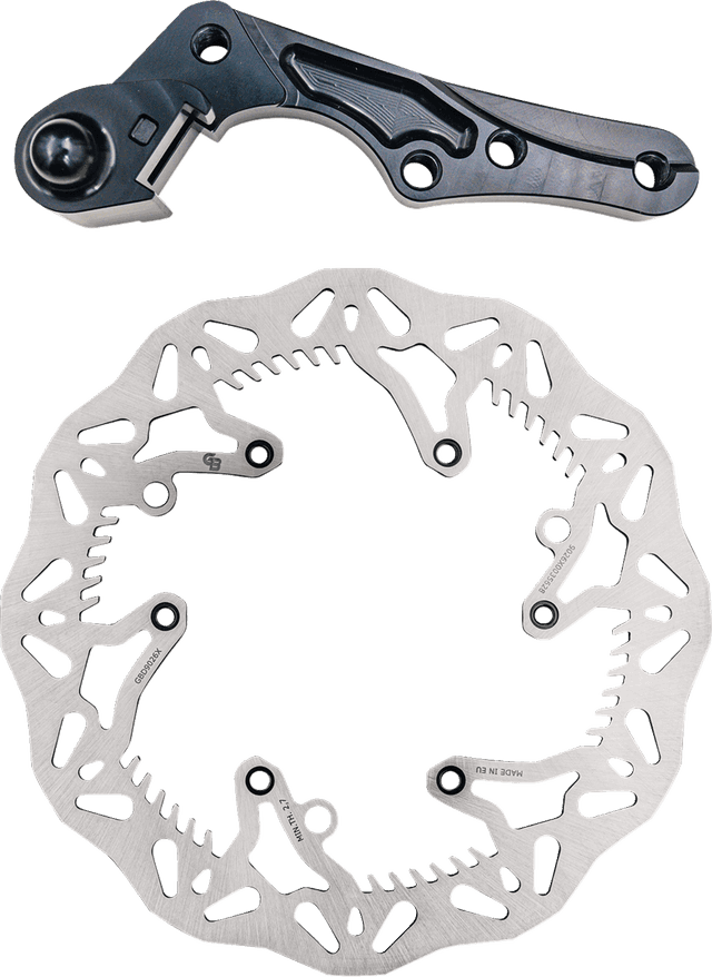 GBRAKES 1711-2362 Brake Rotor Kit With Bracket - Solid Mount - 270 mm