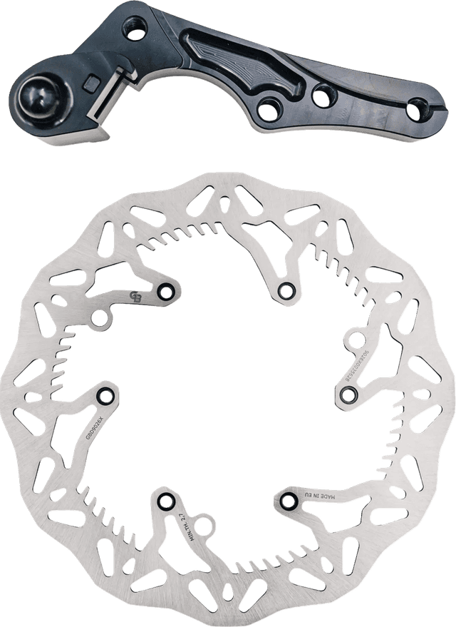 GBRAKES 1711-2365 Brake Rotor Kit With Bracket - Solid Mount - 280 mm — image 2 of 2