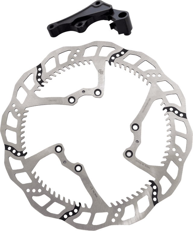 GBRAKES 1711-2365 Brake Rotor Kit With Bracket - Solid Mount - 280 mm — image 1 of 2