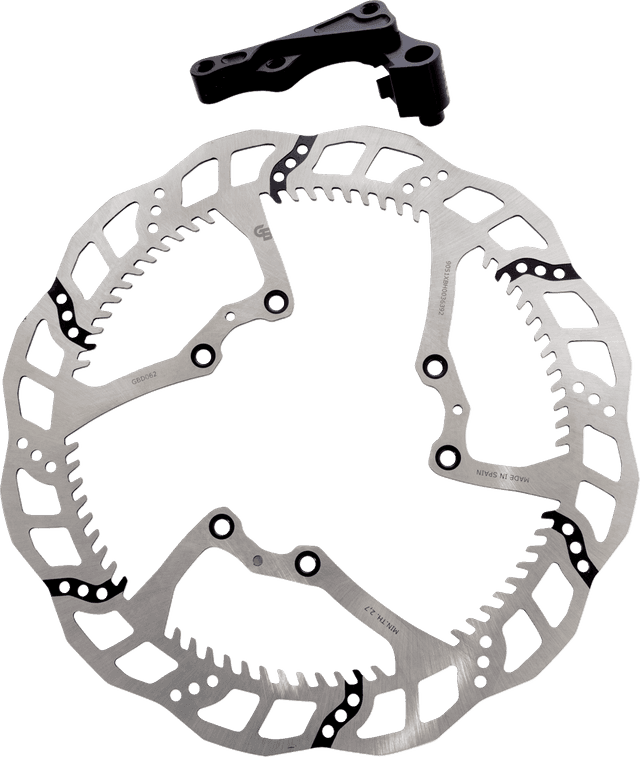 GBRAKES 1711-2366 Brake Rotor Kit With Bracket - Solid Mount - 280 mm — image 1 of 2