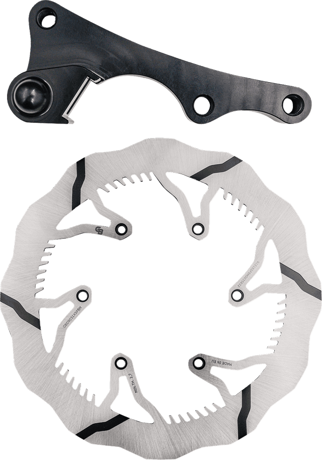 GBRAKES 1711-2368 Brake Rotor Kit With Bracket - Solid Mount - 280 mm