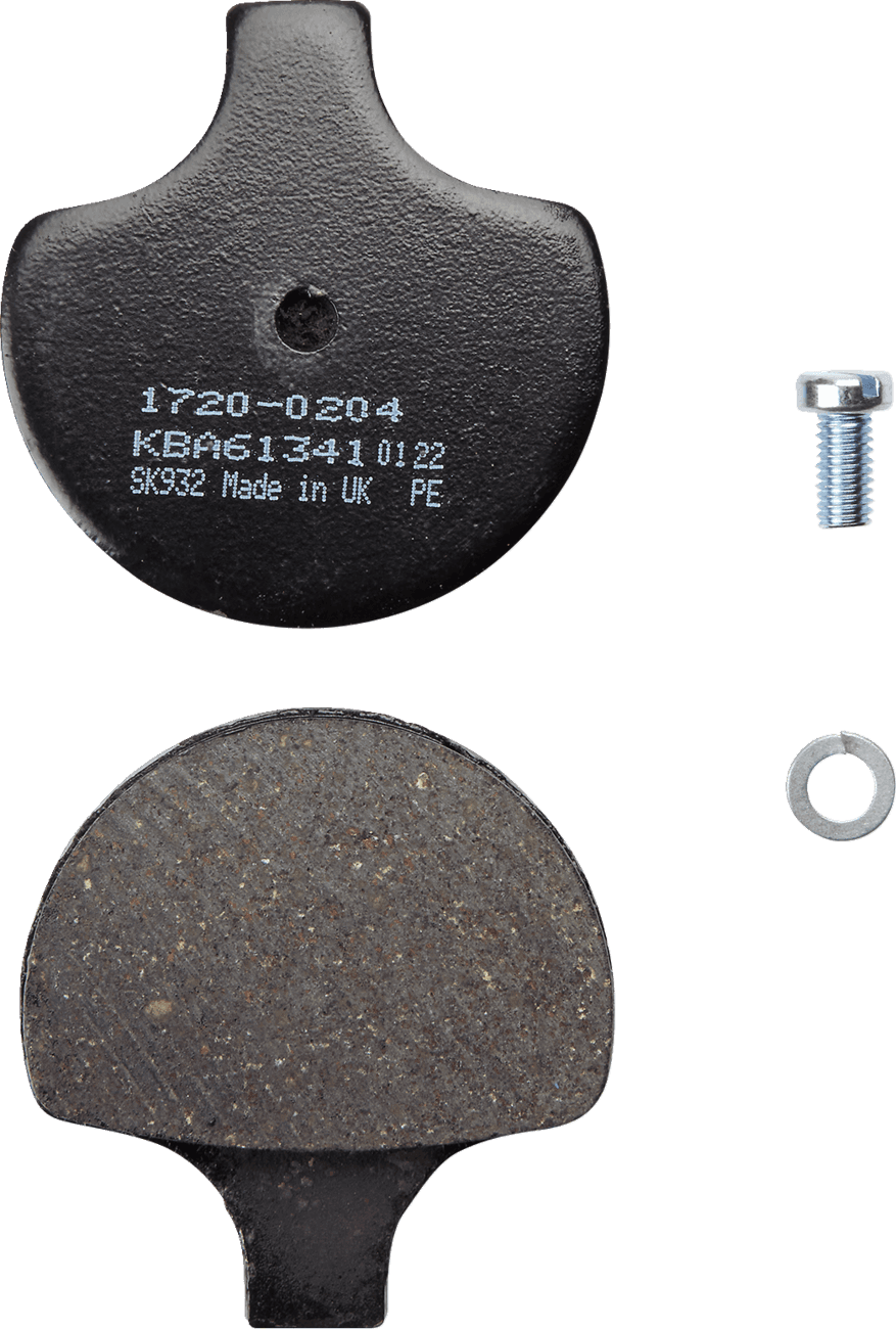 DRAG SPECIALTIES 1720-0204 Organic Brake Pads - Harley-Davidson