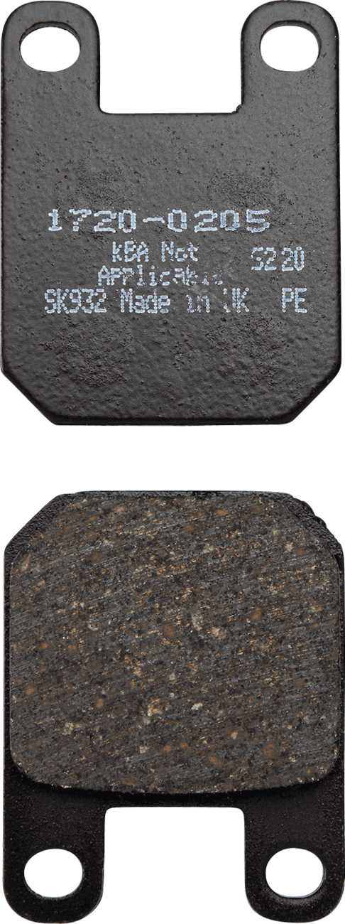 DRAG SPECIALTIES 1720-0205 Organic Brake Pads - "F" Caliper