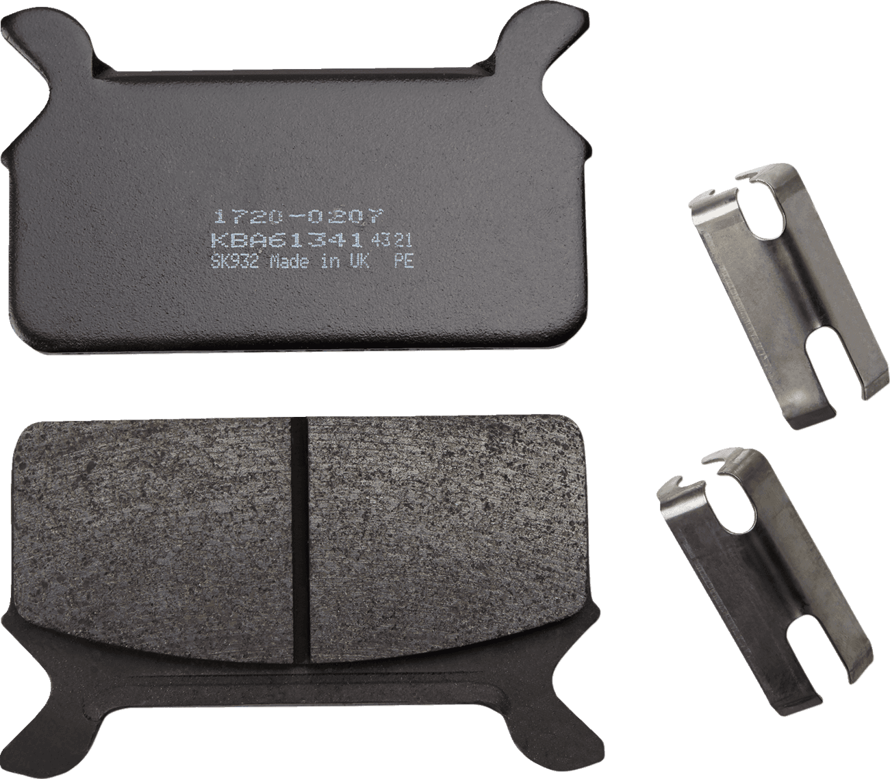 DRAG SPECIALTIES 1720-0207 Organic Brake Pads - Touring