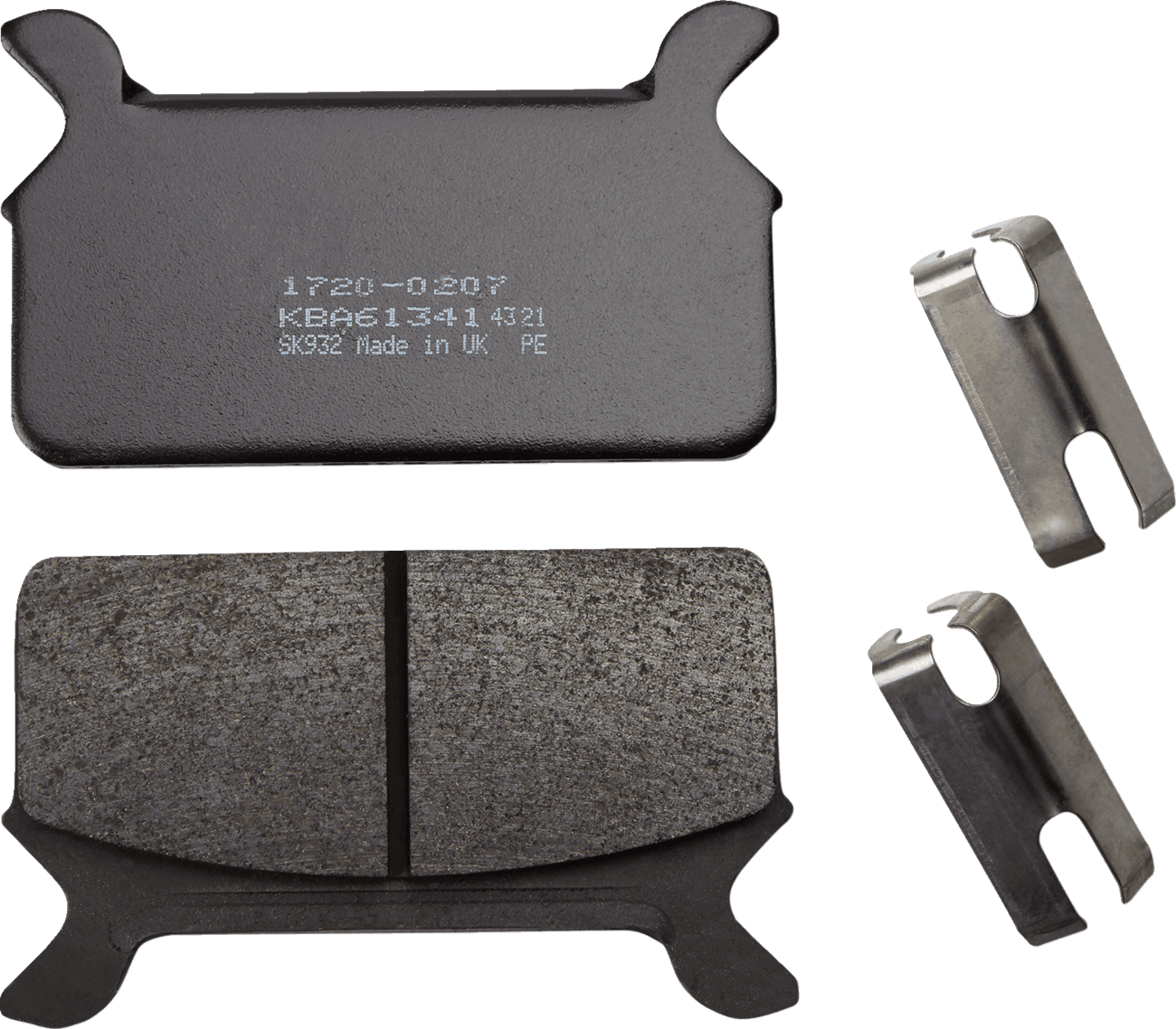 DRAG SPECIALTIES 1720-0207 Organic Brake Pads - Touring