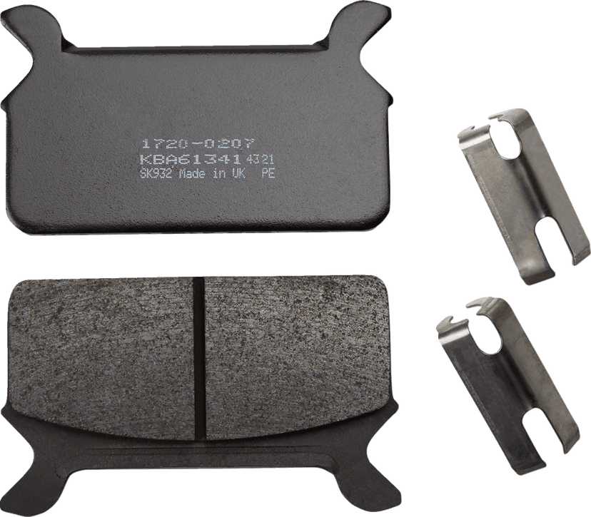 DRAG SPECIALTIES 1720-0207 Organic Brake Pads - Touring