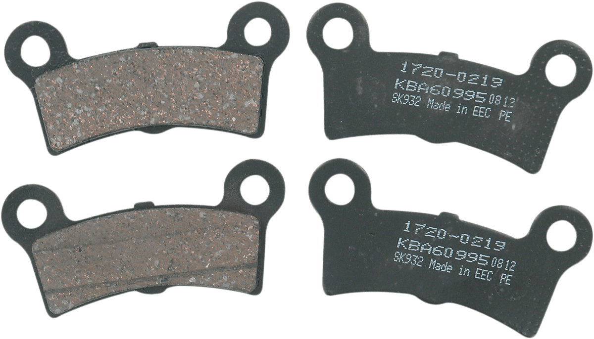 DRAG SPECIALTIES 1720-0219 Organic Brake Pads - Trike