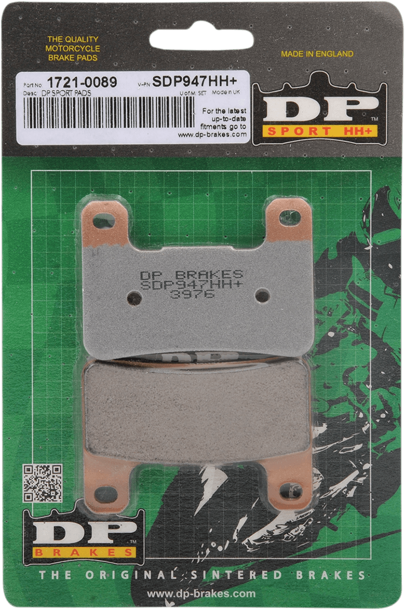 DP BRAKES 1721-0089 Sintered Brake Pads - Kawasaki/Suzuki — image 2 of 2