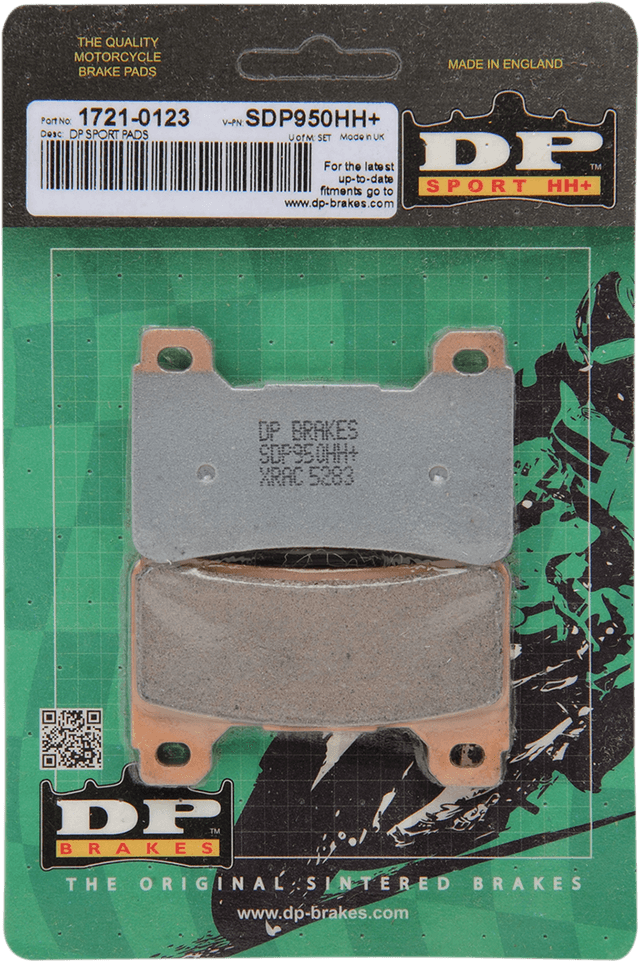 DP BRAKES 1721-0123 Sintered Brake Pads - Honda — image 2 of 2