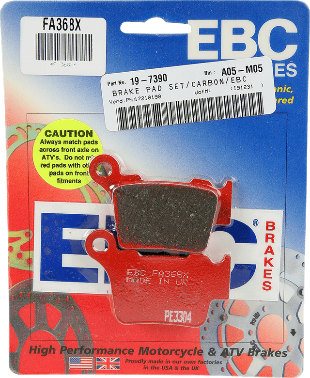 EBC 1721-0190 Sport Carbon Brake Pads — image 2 of 2