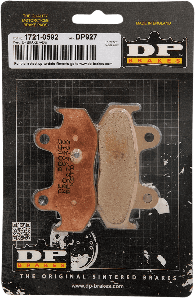 DP BRAKES 1721-0592 Standard Brake Pads - Suzuki — image 2 of 2
