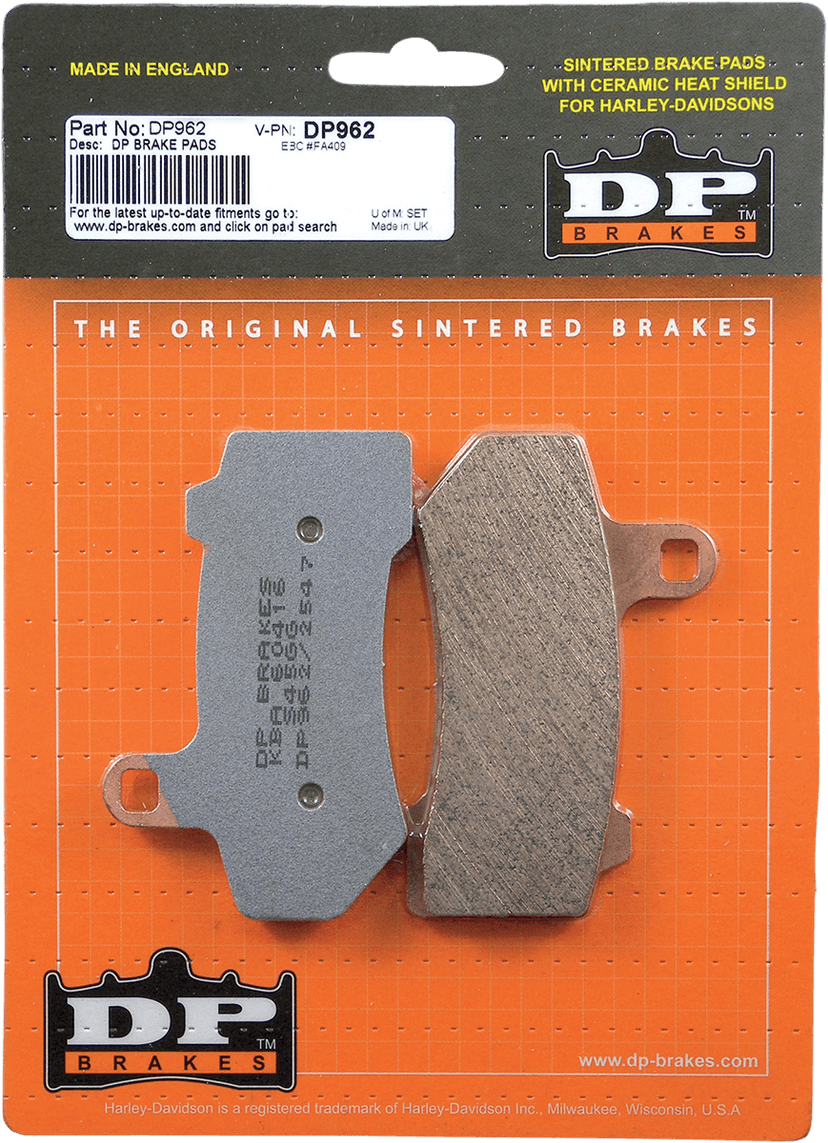 DP BRAKES 1721-0680 Sintered Brake Pads — image 2 of 2
