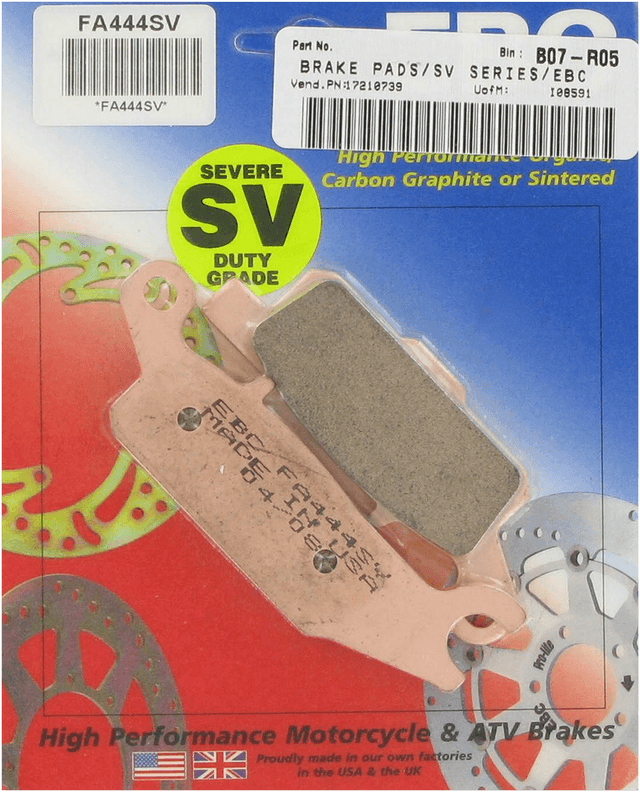 EBC 1721-0739 SV Severe Duty Brake Pads — image 2 of 2