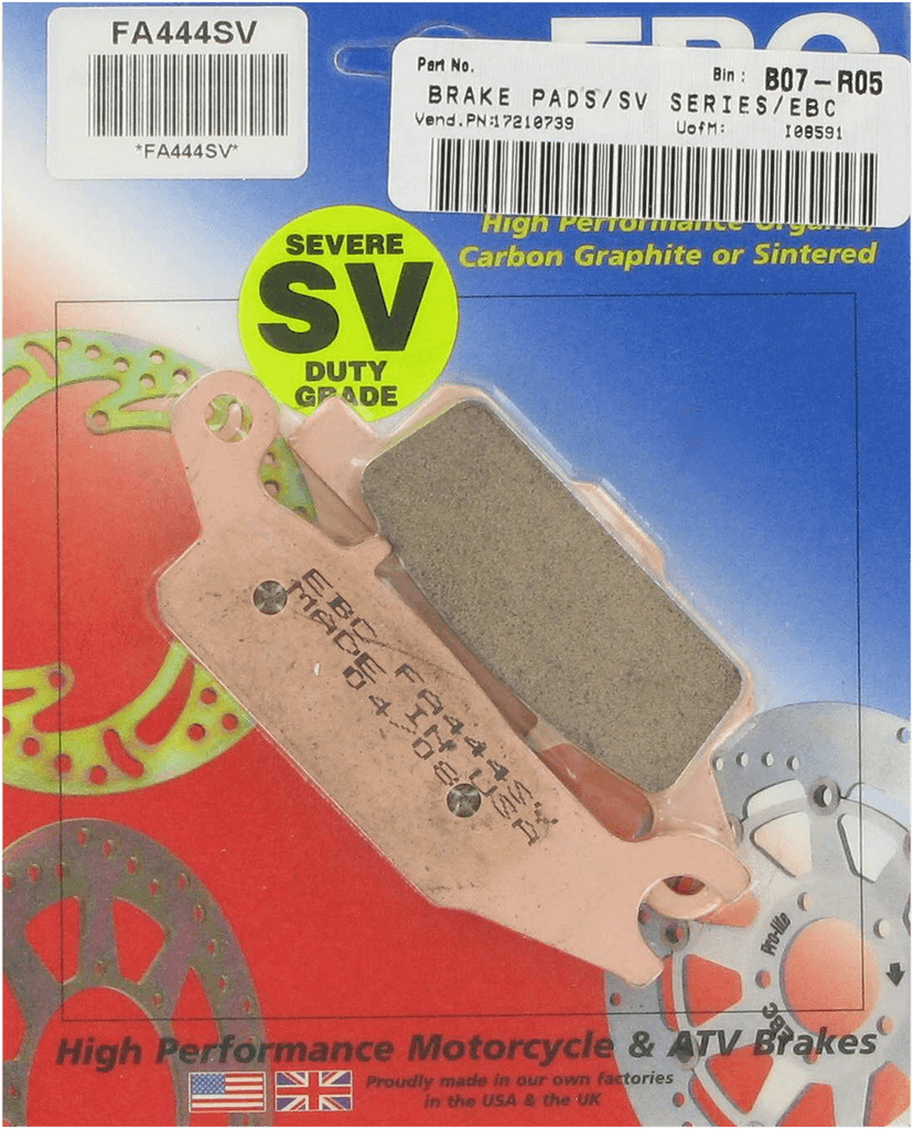EBC 1721-0739 SV Severe Duty Brake Pads — image 2 of 2