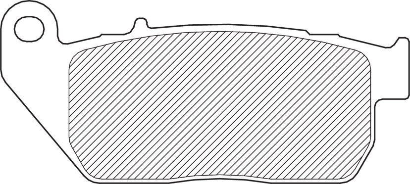 DRAG SPECIALTIES 1721-0884 Semi-Metallic Brake Pads - Front - HD Sportster — image 2 of 2